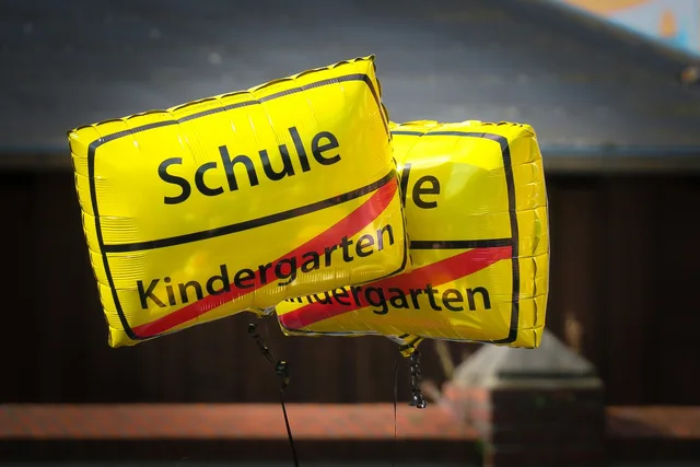 school enrollment, balloon, back to school, transition, change, school, school child, first grader, childhood, to learn, school year, training, phase of life, phase change, school start. How to bundle childcare center services for 2027