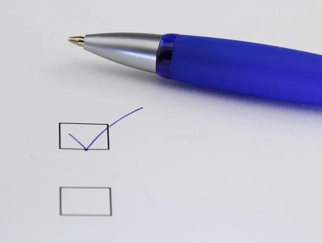 office, selection, write, paper, mark with a cross, done, ballpoint pen, pen, select, checklist, selection list, decide, decision, checklist, checklist, checklist, checklist, checklist. Childcare center compliance checklist: records and staffing